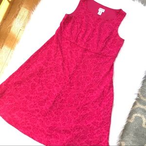 Motherhood Maternity Lightweight Textured Pink Dress